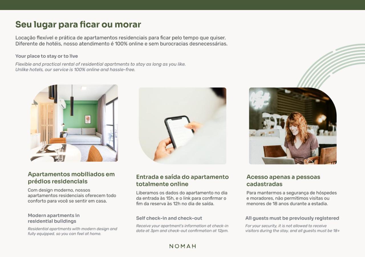 Nomah - Aptos por Temporada na Vila Nova Conceição São Paulo Extérieur photo